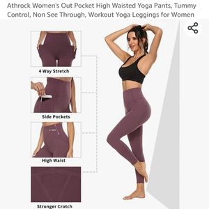 High waist athletic leggings